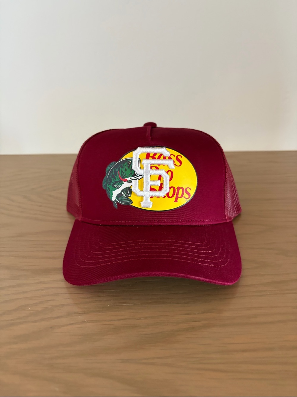 Custom Bass Pro Hat with Custom Embroidered SF Logo